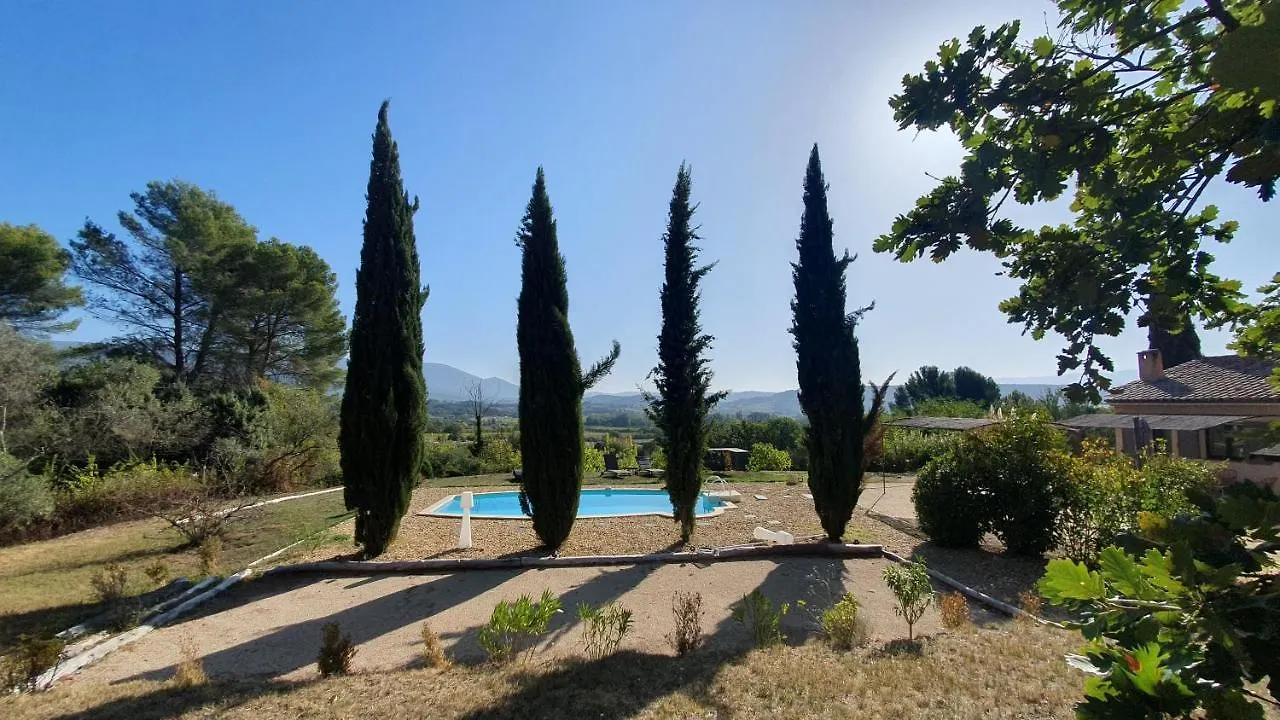 Villa Jolie Maison Avec Vue Imprenable, Piscine, Jeu De Boules, Calme Au Coeur Du Luberon Les Cordiers