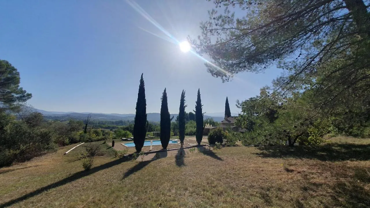 Jolie Maison Avec Vue Imprenable, Piscine, Jeu De Boules, Calme Au Coeur Du Luberon Les Cordiers