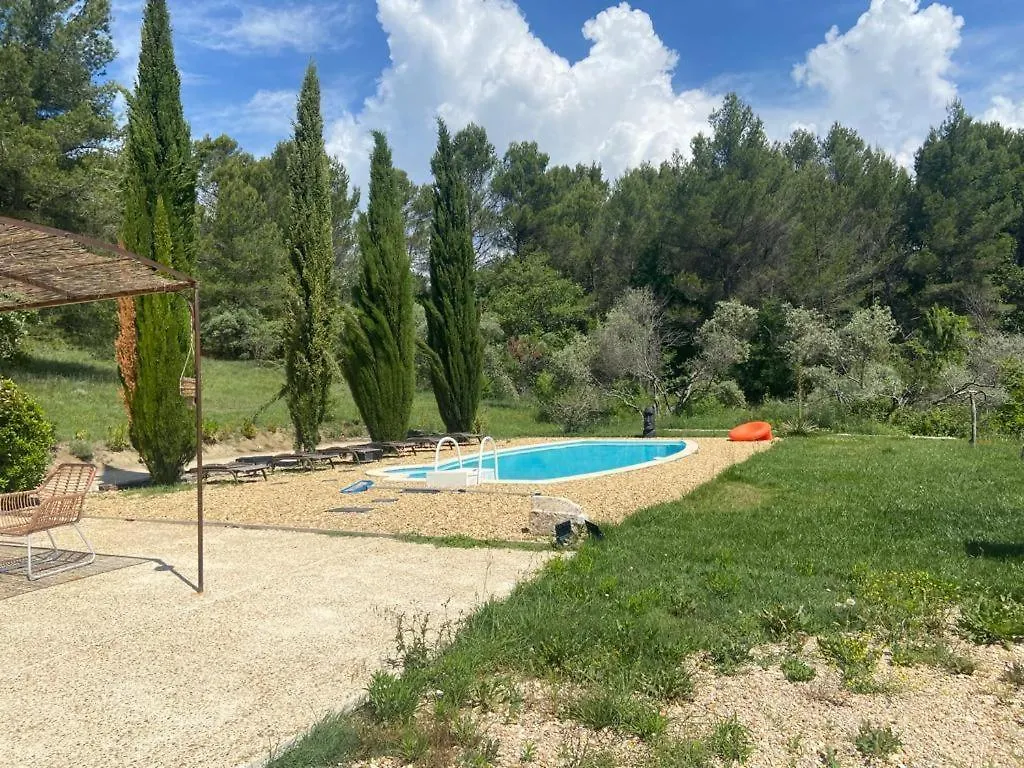 Jolie Maison Avec Vue Imprenable, Piscine, Jeu De Boules, Calme Au Coeur Du Luberon Les Cordiers